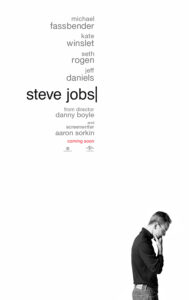 Movie poster for the Steve Jobs movie.