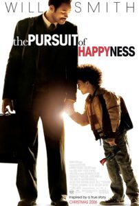 Movie poster for the pursuit of happyness.