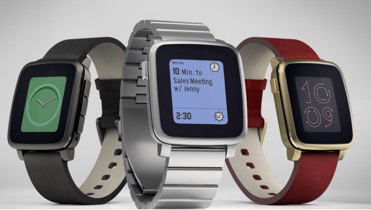 Pebble Time smartwatches