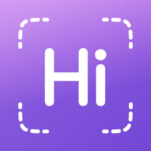 Picture of the HiHello business cards logo.