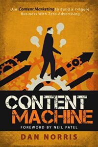 Picture of the content machine book.