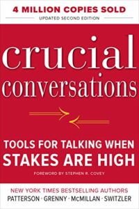 Picture of the crucial conversations book.
