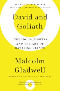 Picture of the cover of the book david and goliath.
