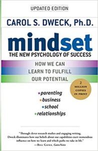 Picture of the cover of the book mindset the new psychology of success.