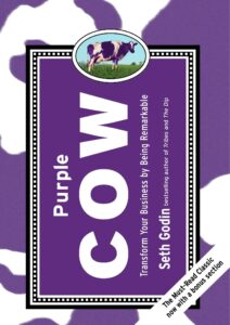Picture of the purple cow book.