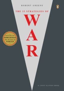Picture of the cover of the book the 33 strategies of war.