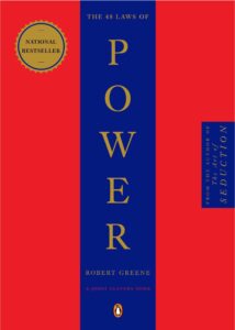 Picture of the cover of the 48 laws of power.