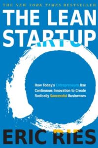 Picture of the lean startup book cover.