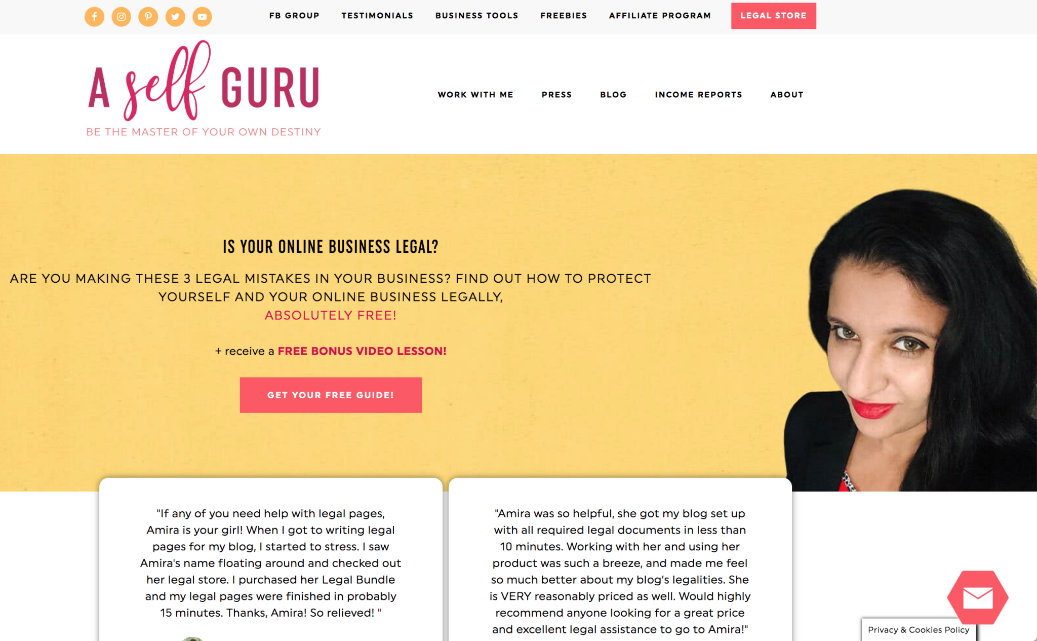 How Amira Irfan Earns $78k Per Month Providing Legal Advice to Bloggers