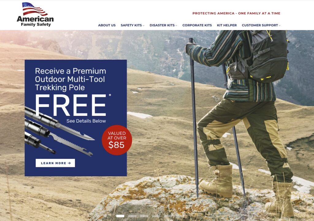 21 Great Survival Affiliate Programs That Pay Out Big Commissions American Family Safety Landing