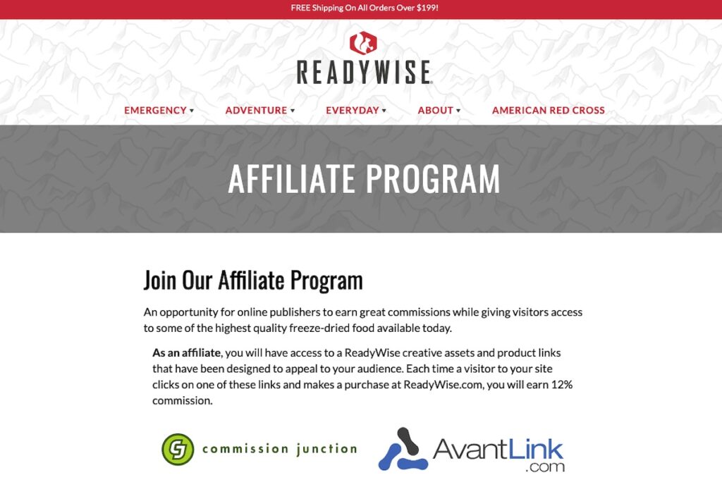 Readywise affiliate program
