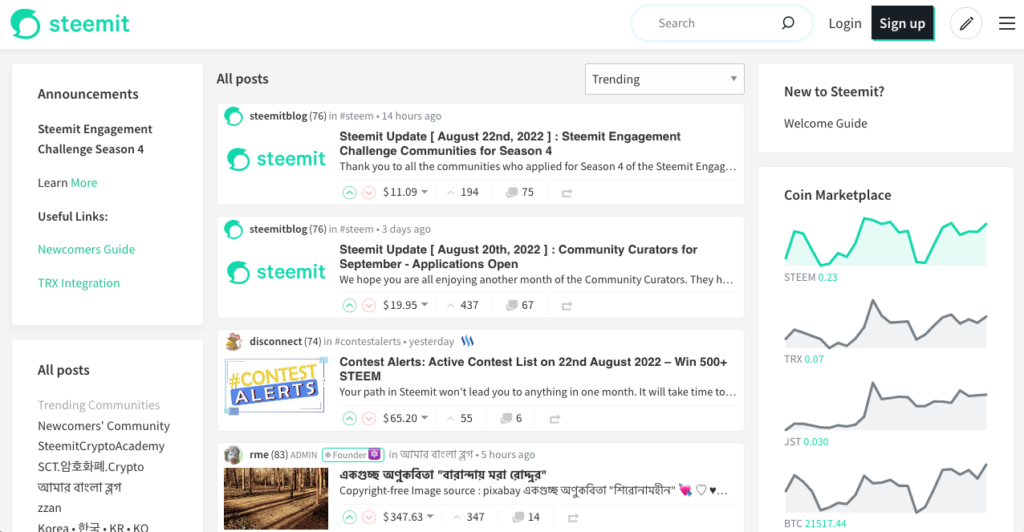 7 Great Medium Alternatives to Help You Make More Money Blogging 3 Screen Shot 2022 08 23 at 16.03.47