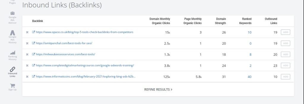 Inbound Links - Backlinks