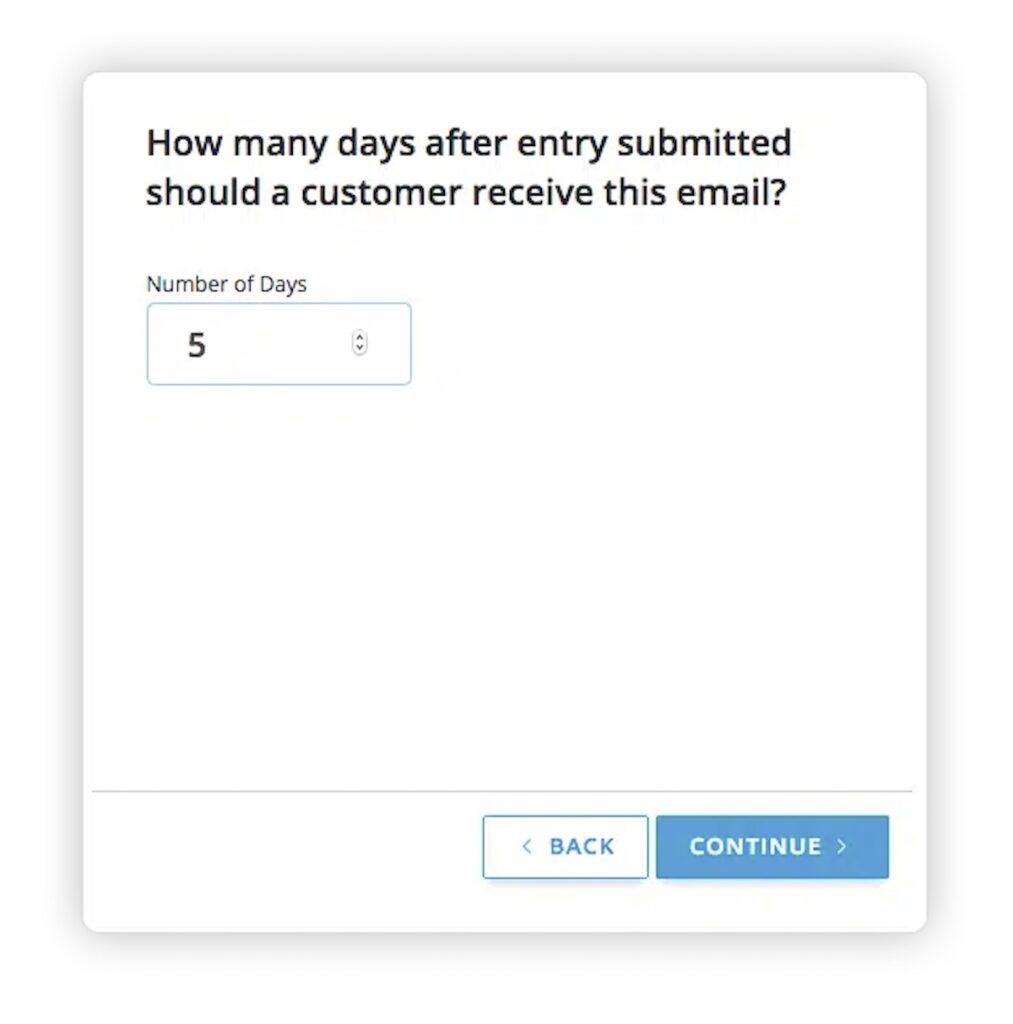 Automated  How Many days Email responses