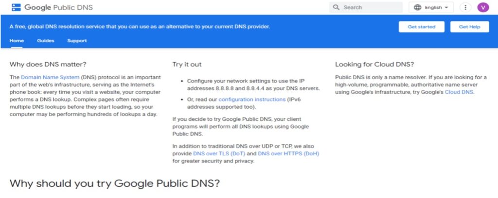 Google Public DNS