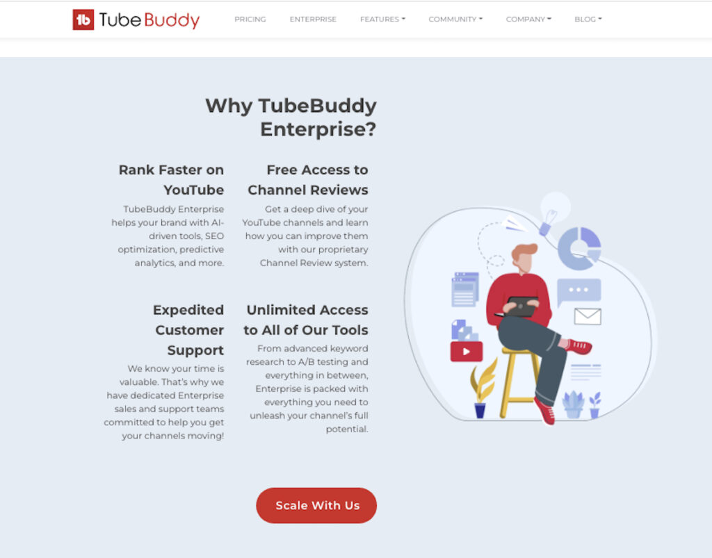 TubeBuddy Enterprise Plan