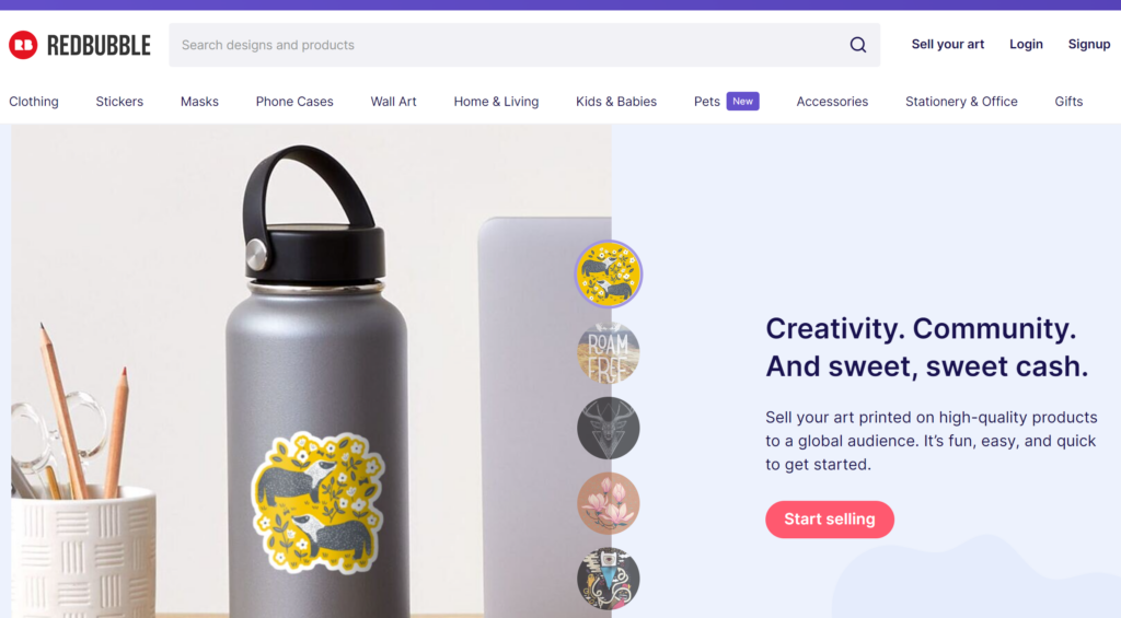 Redbubble for Sale