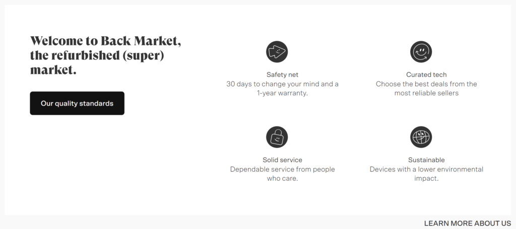 is backmarket legit - quality standards