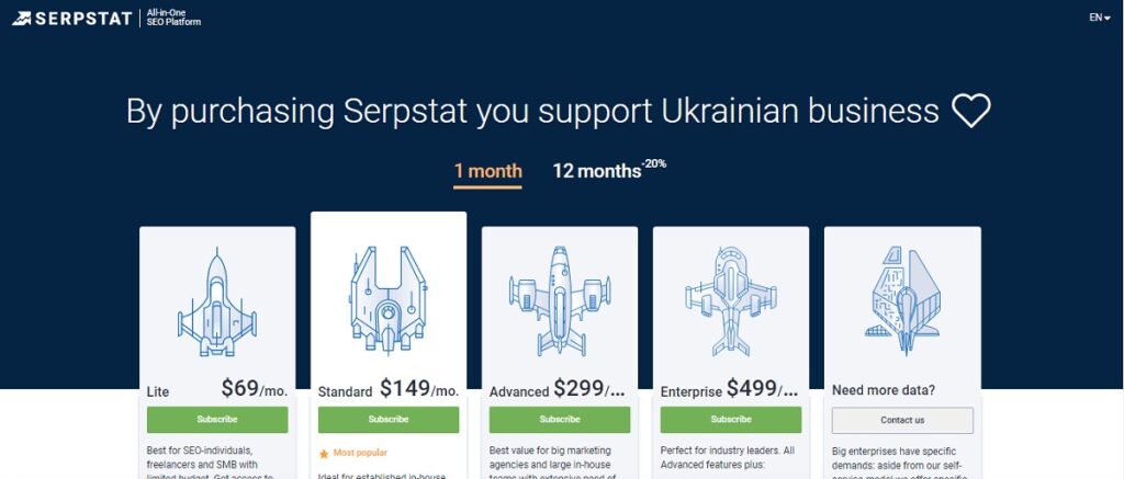 serpstat pricing