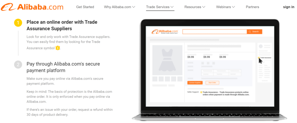 is alibaba legit - trade assurance