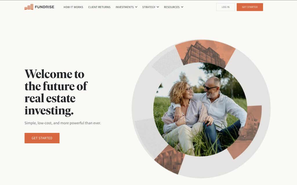 Fundrise Landing page