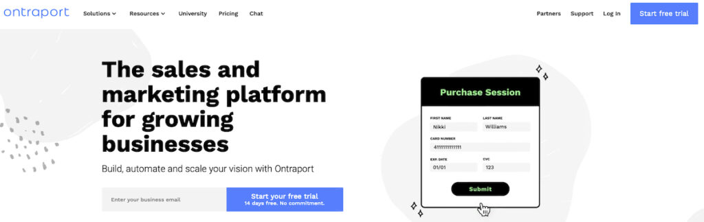 Ontraport Landing Page