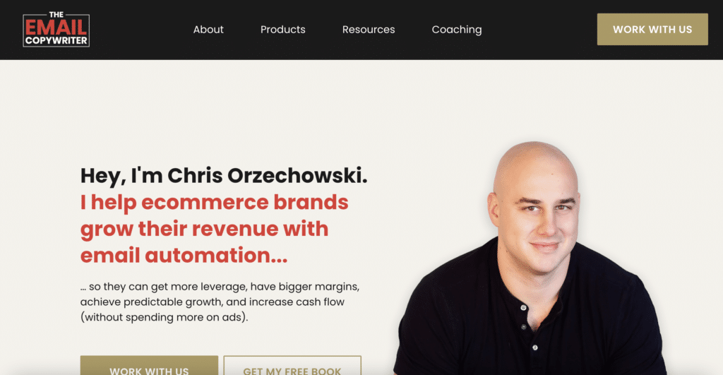 best copywriter websites - chris orzechowski