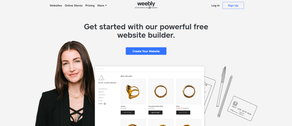 Weebly website builder