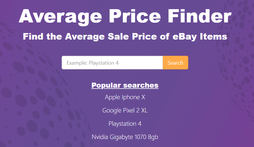 eBay price tracker