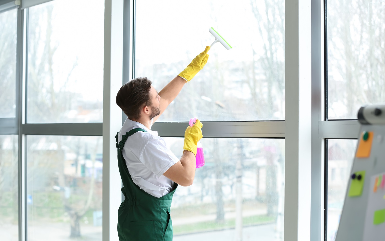Janitors Specializing In Window Cleaning.