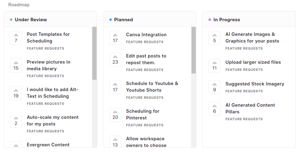 flick roadmap