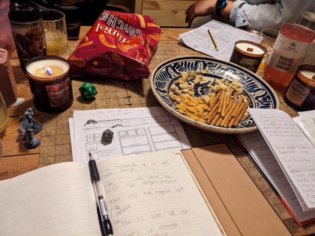 Playing Dungeons and Dragons