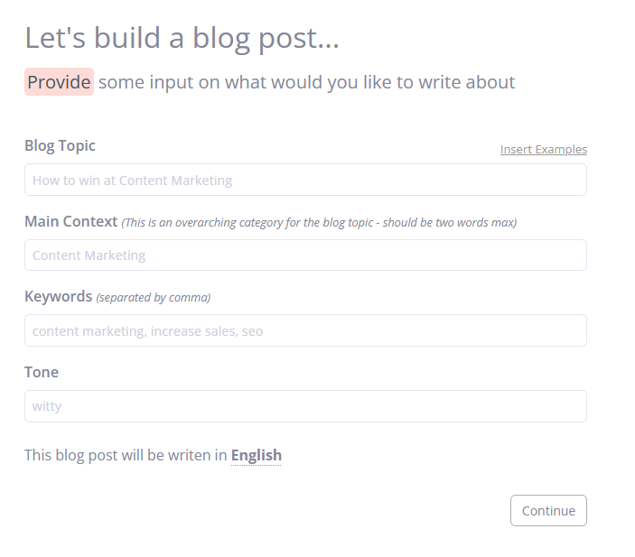 Contentbot review Blog post wizard
