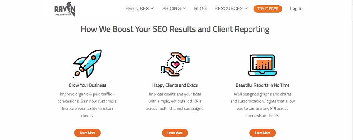 Raven Tools - Best Reports For Your Clients.