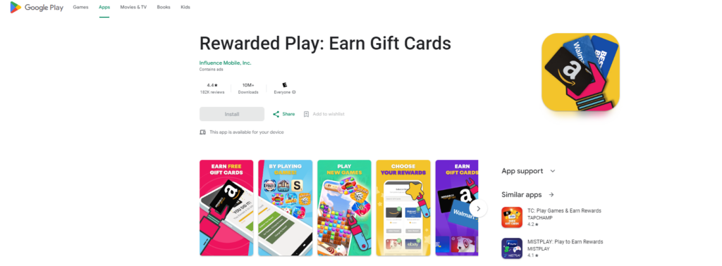 GIFTPLAY: Earn money Play game - Apps on Google Play