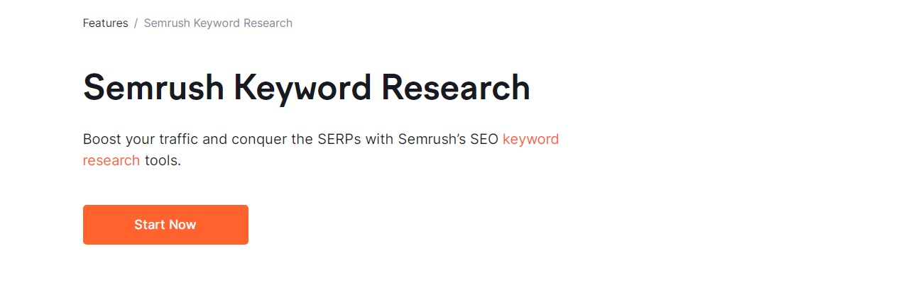 Semrush, best tool used by plumbing SEO services.