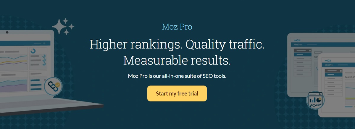 Moz Pro SEO Reporting Software.