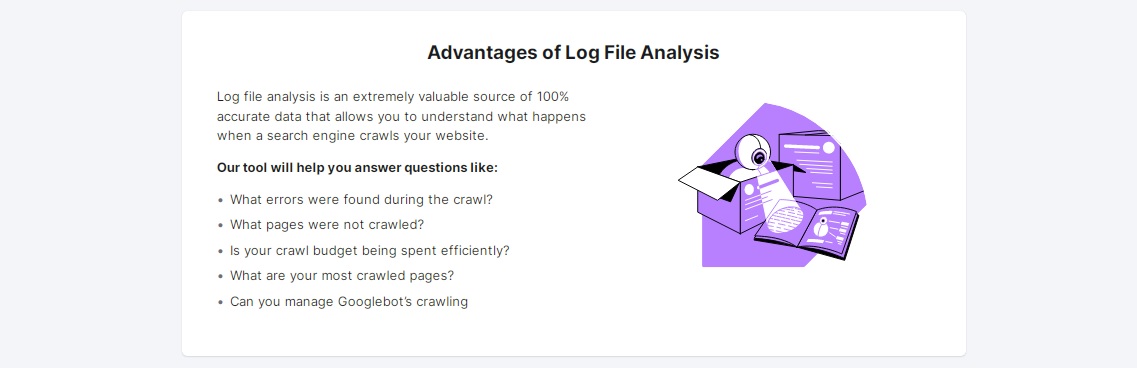 SEMRush Log File Analysis.