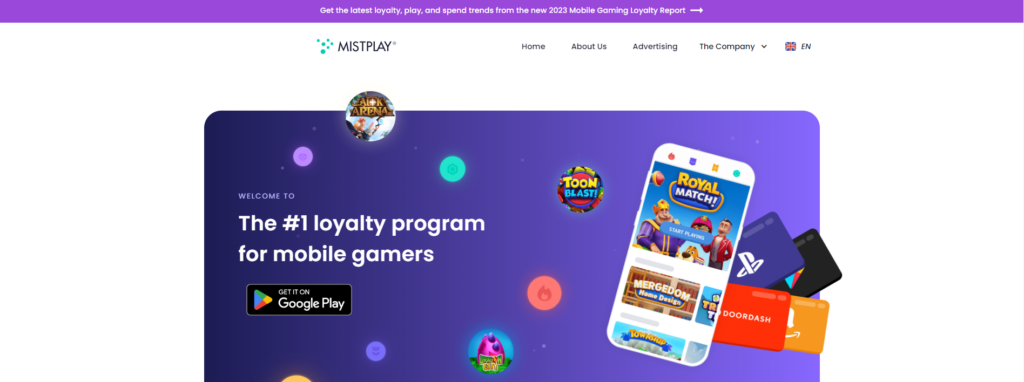 Mistplay homepage