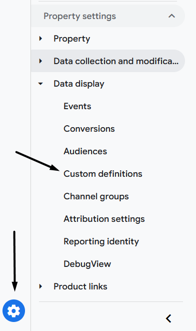 Custom definitions for Wix websites
