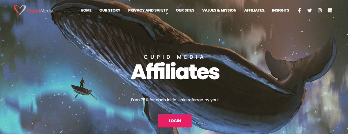 Cupid Media affiliate program.