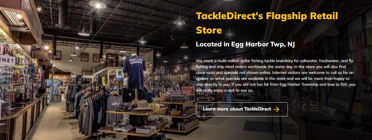 Tackle Direct Retail Store.