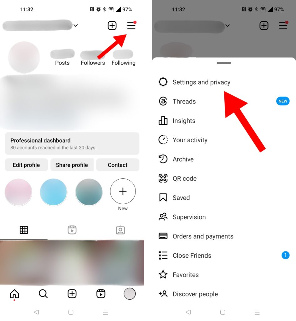 instagram-android-settings