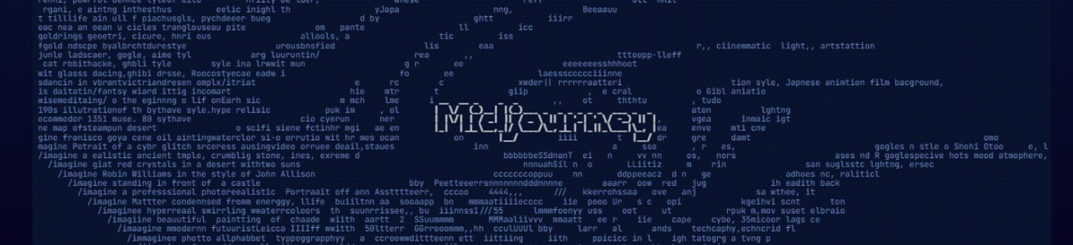 Midjourney to create images from text.