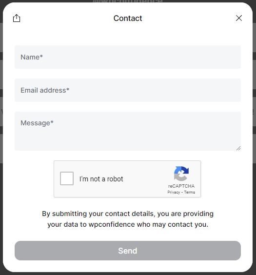 Linktree Contact forms