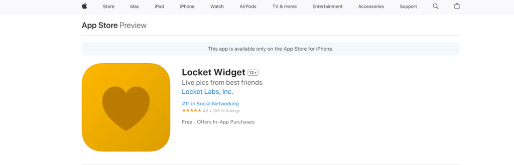 locket widget app