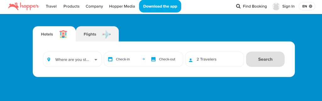 hopper homepage