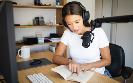 how to become an audiobook narrator.