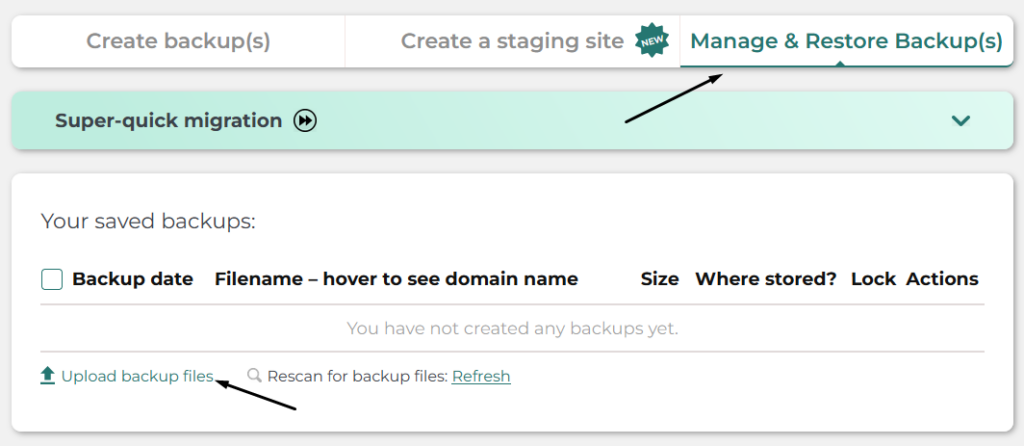 WordPress migrate