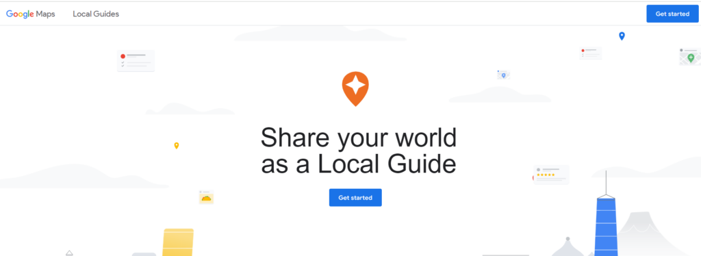 Google local guide homepage